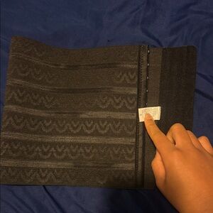 Black Patterned Waist Trainer